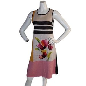 ANTHROPOLOGY TROUBADOUR KNIT BOHEMIAN SWEATER DRESS WOMEN'S SMALL